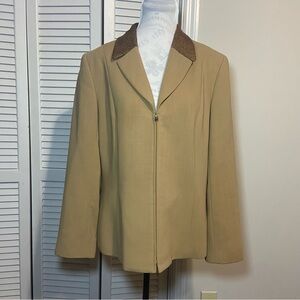 Dana Buchman Black Label 100% Wool Blazer